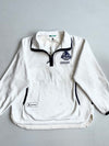 Vintage Black Yak White Polar Fleece Half Zip Pullover (L)