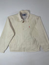 Polo Ralph Lauren Cream Harrington Jacket with Striped Lining (L)
