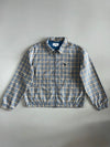 Mark Gonzales Blue Plaid Zip Harrington Jacket (L)