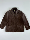 Yippie Co. Distressed Brown Suede Jacket (Xl)