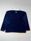 Vintage 90s FILA Colour Block Quarter Zip Fleece – Navy/Grey – (XL)