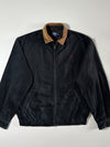 Polo Ralph Lauren Black Harrington Jacket w/ Corduroy Collar (L)