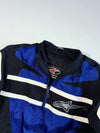 Vintage Y2K Alpinestars Textile Motorcycle Racing Jacket Blue/Black/White, Quilted Liner  Padded (M)