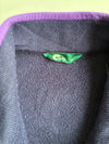 NEPA Navy Purple Contrast Zip-Up Fleece Jacket (S)