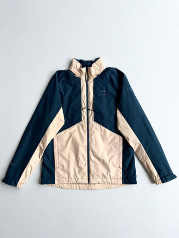 Eider Navy & Beige Colorblock Windbreaker Jacket (L)