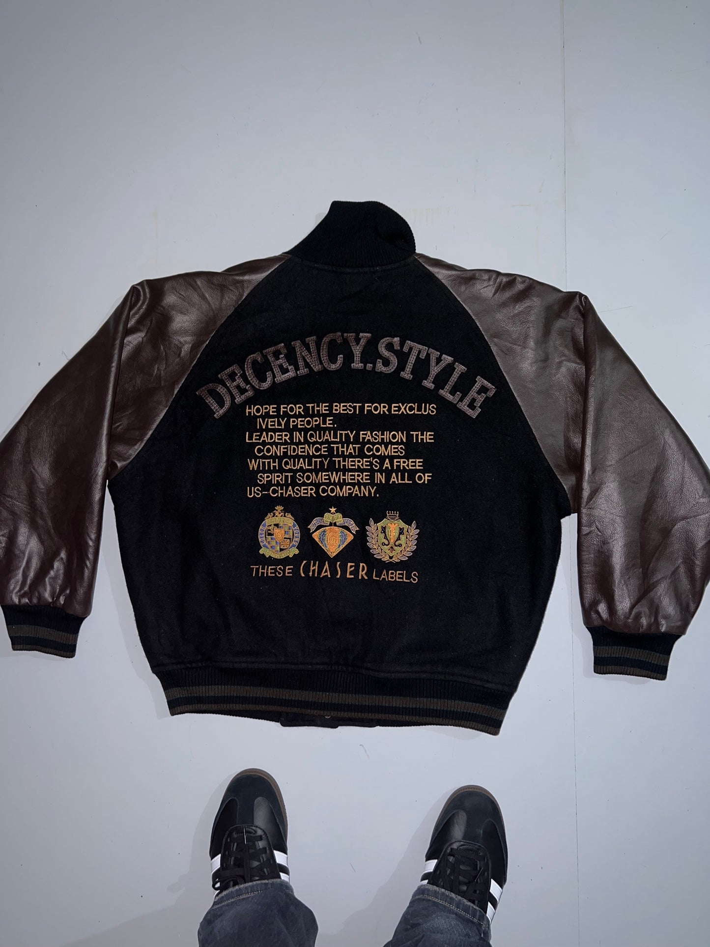 ZSuper Rare Varsity Jacket (Original Leather Sleeve) (M/L)