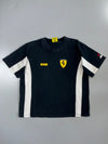 Ferrari x OMP | Scuderia Racing Tee | Black/White (XL)