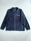 Vintage Dickies Navy Blue Fleece Zip-Up Jacket (L)