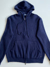 Polo Ralph Lauren Navy Waffle Knit Zip-Up Hoodie (L)
