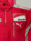 Puma Ducati Corse Red Racing Half-Zip Sweatshirt – Sponsor Patches | (XL)