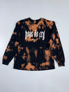 Antidote Merch | “Boys Do Cry” Tie-Dye Long Sleeve | Black/Brown (XL)