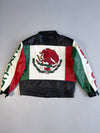 ZGenuine leather Rare Mexico leather Racing jacket Made in Italy (L/XL)