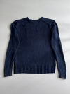 Polo Ralph Lauren Navy Flag Sweater Chunky Knit (M/L)