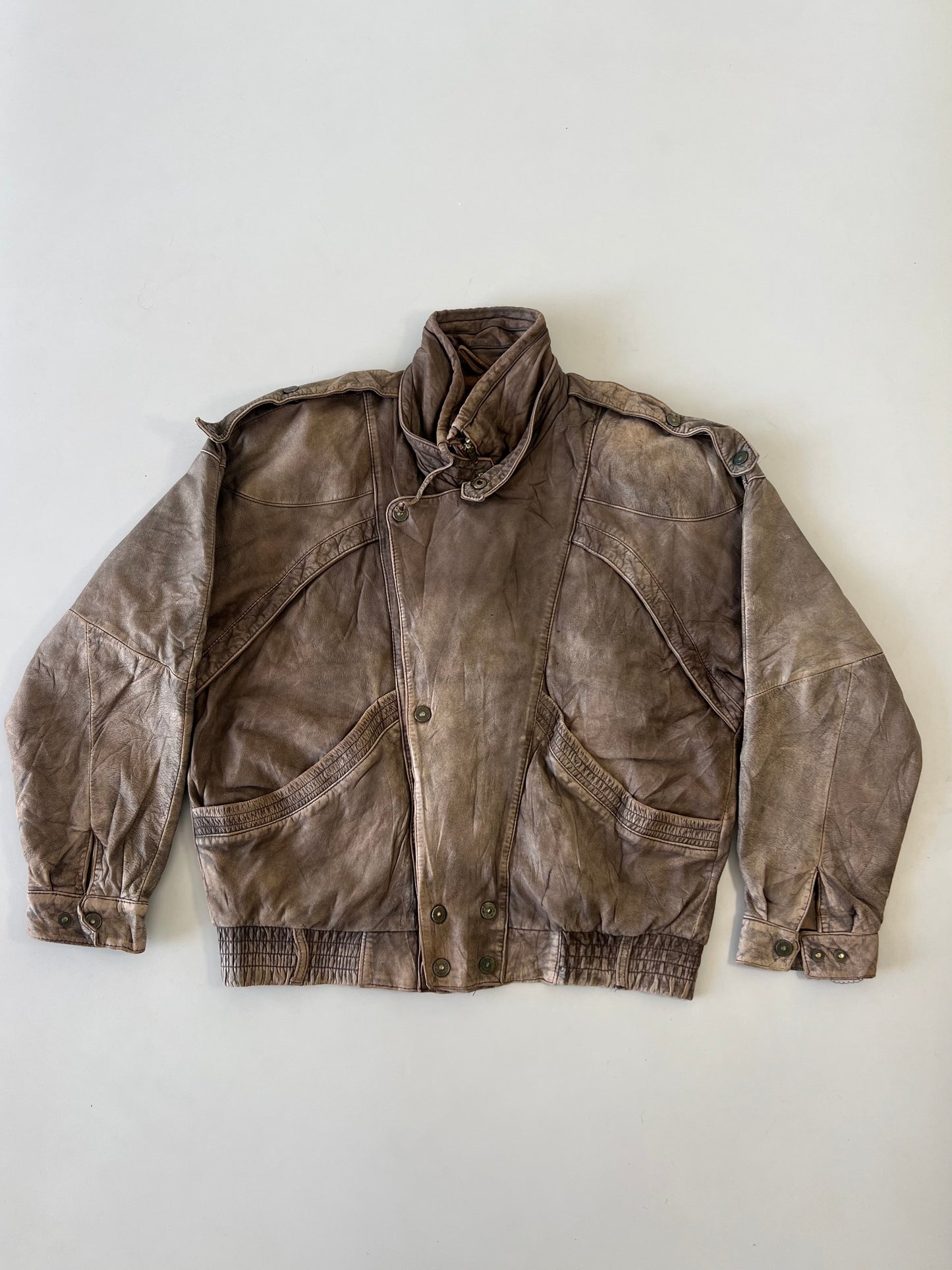 !                                                                                                                                                                                                           Ultra Premium Original Leather Jacket (RARE) (L/XL)
