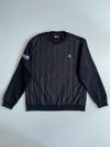 Kappa x LAtelier Italia Quilted Panel Crewneck Sweatshirt – Black (XL)