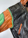 Pelle Pelle Marc Buchanan Baseball Soda Club Champions Leather Hooded Varsity Bomber (Detechable Arms & Hood)(XL)