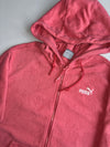 Puma Polar Fleece Zip Hoodie – Coral Pink(M)
