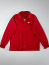 New Balance Coach Jacket – Red Snap-Button Shell Jacket (M)