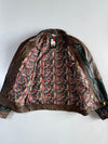 Picasso Art Colourblock Leather Jacket (XL)
