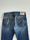 True Religion Dark Wash Bootcut Jeans (W:35|L:44)