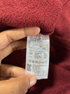 The Redface Trekking Red Herringbone Panel Half-Zip Fleece Pullover (M)