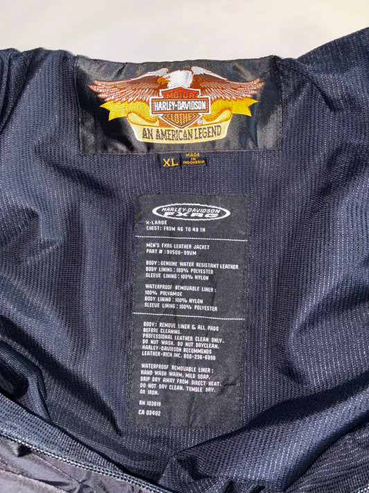 Harley-Davidson Black Nylon Jacket Men’s FXRG Waterproof Liner (2XL/3XL)