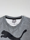 Puma Big Cat Logo Crewneck Sweatshirt — Heather Grey(M)