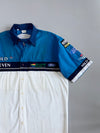 Vintage 90s Benetton Formula 1 Ford Mild Seven Racing Team Shirt Fully Embroidered (XL)