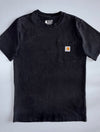 Carhartt Relaxed Fit Heavyweight Pocket Logo T-Shirt  Faded Black (S/M)