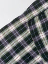 Lacoste Plaid Flannel Long Sleeve Shirt – Green/Navy Check, (M)