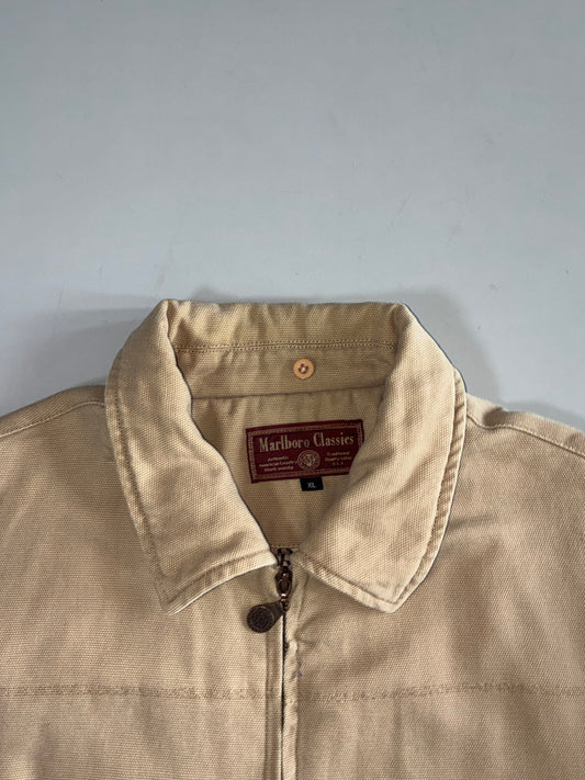 Marlboro Classics Tan Canvas Jacket (XL/2Xl)