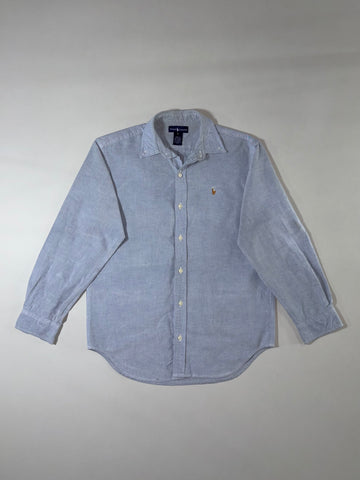 Polo Ralph Lauren Blue Chambray Button-Down Shirt  (S)