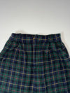 Polo Ralph Lauren | Navy Green Tartan Plaid Wool Trousers | (W:28) (L:40)