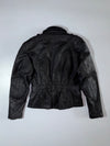 Modeka Kollektion Vintage Leather Biker Jacket – Black  (S/M)