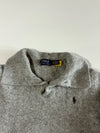 Polo Ralph Lauren Grey Collared Knit Sweater with Pony Logo – Size (XS/S)