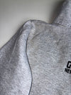Champion Grey Logo Pullover Hoodie – Classic Fleece Sweatshirt (S)