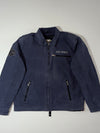 Vintage Harley-Davidson Navy Blue Canvas Biker Jacket (XL)