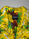Trend Hawaiian Shirt – Yellow Palm Tree Print (S/M)