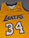 Vintage Champion LA Lakers Shaquille O'Neal #34 Jersey – Gold (2XL)