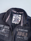 Camp David | Grey Authentic Brand Fleece Jacket Fully Embroidered | (L)