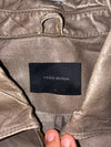 Vero Moda Bronze Metallic Leather Bomber Jacket (S)