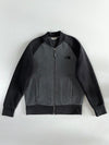 The North Face Grey/Black Fleece Bomber Jacket (S)