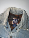 Vintage 90s Harley-Davidson “Biker Blues” Denim Trucker Jacket – Wool Lined, Patched (XL/2XL)