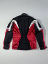 Vintage Dieter Braun Red & Black Moto Racing Jacket (Reflective 3M Scotchlite) Knee padded  (M)