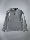 Polo Ralph Lauren Long Sleeve Pique Polo Shirt
Grey Marl with Navy Pony (XL)