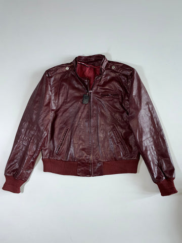 Super Premium Original Bomber Leather Jacket (S)