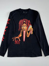 Trippie Redd Graphic Long Sleeve Tee – Black, 1400 Print, Men’s (M)