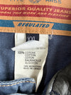 Diesel Industry Leather-Collar Denim Trucker Jacket (2XL/3XL)