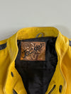 Jocker Vintage Yellow Leather Racing Jacket (S/M)