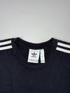 Adidas Originals Black 3-Stripes Logo T-Shirt (M)